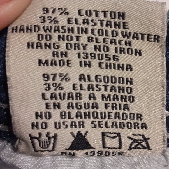 Grace in LA Girls Embellished Cropped Jeans Size 7 - Picture 8 of 8